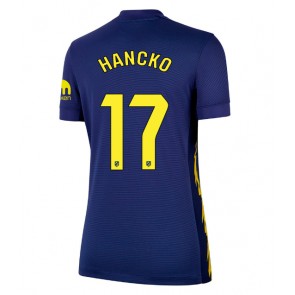 Atletico Madrid David Hancko #17 Dámské Venkovní Dres 2025-26 Krátký Rukáv
